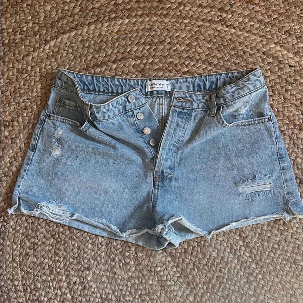 Vanilla Star Denim Blue Women's Shorts